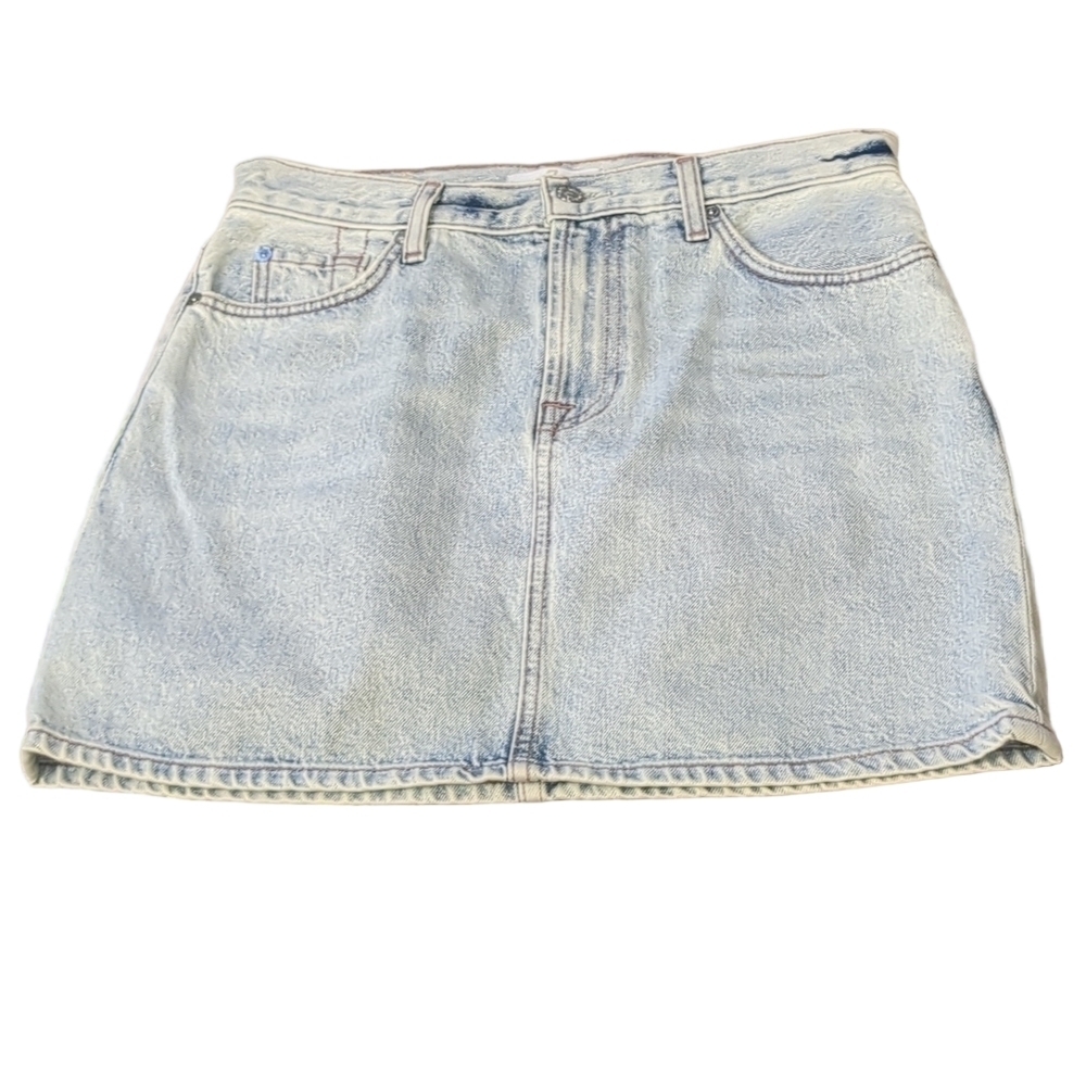 7 for All mankind denim skirt size 27